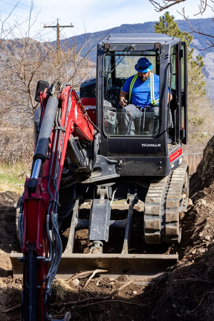 Owner-operator GroundStone Excavation, Okanagan Valley